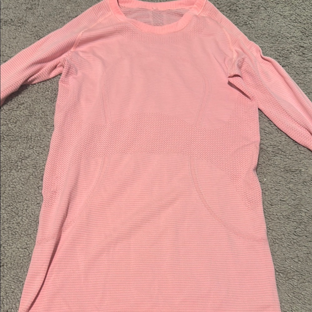 Pink Long Sleeve Dress
